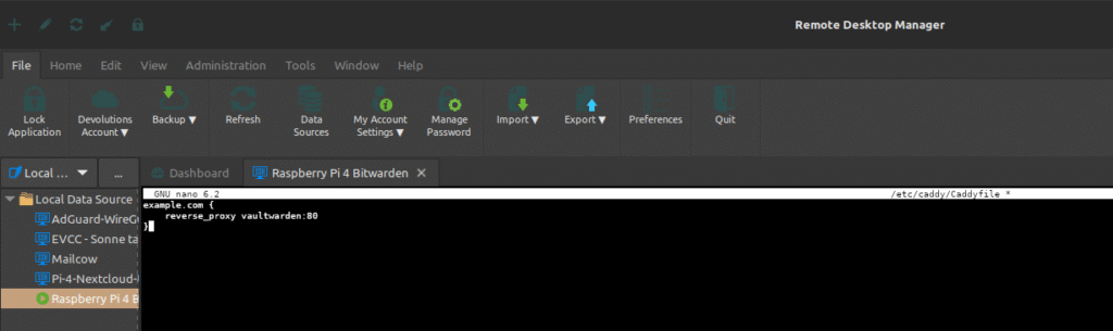 5. Optional: Caddy als Reverse Proxy: Einrichtung von Caddy zur ...